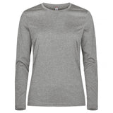 Basic Active-T L/S Women - Grey Melange - Image 1