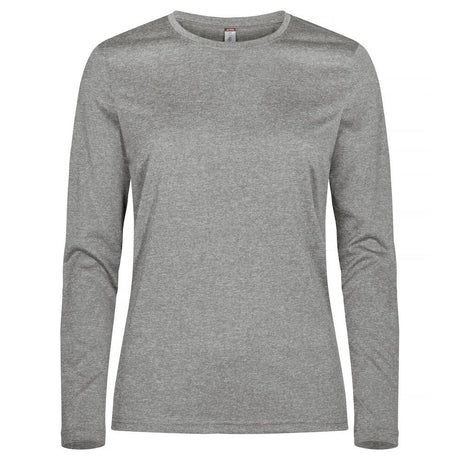Basic Active-T L/S Women - Grey Melange - Image 1