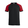 Raglan-T - Black/Red - Image 1