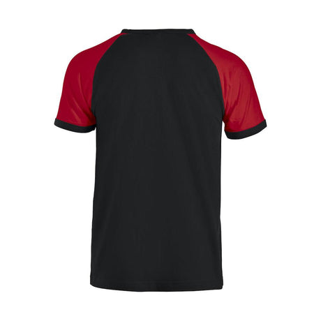 Raglan-T - Black/red - Image 2
