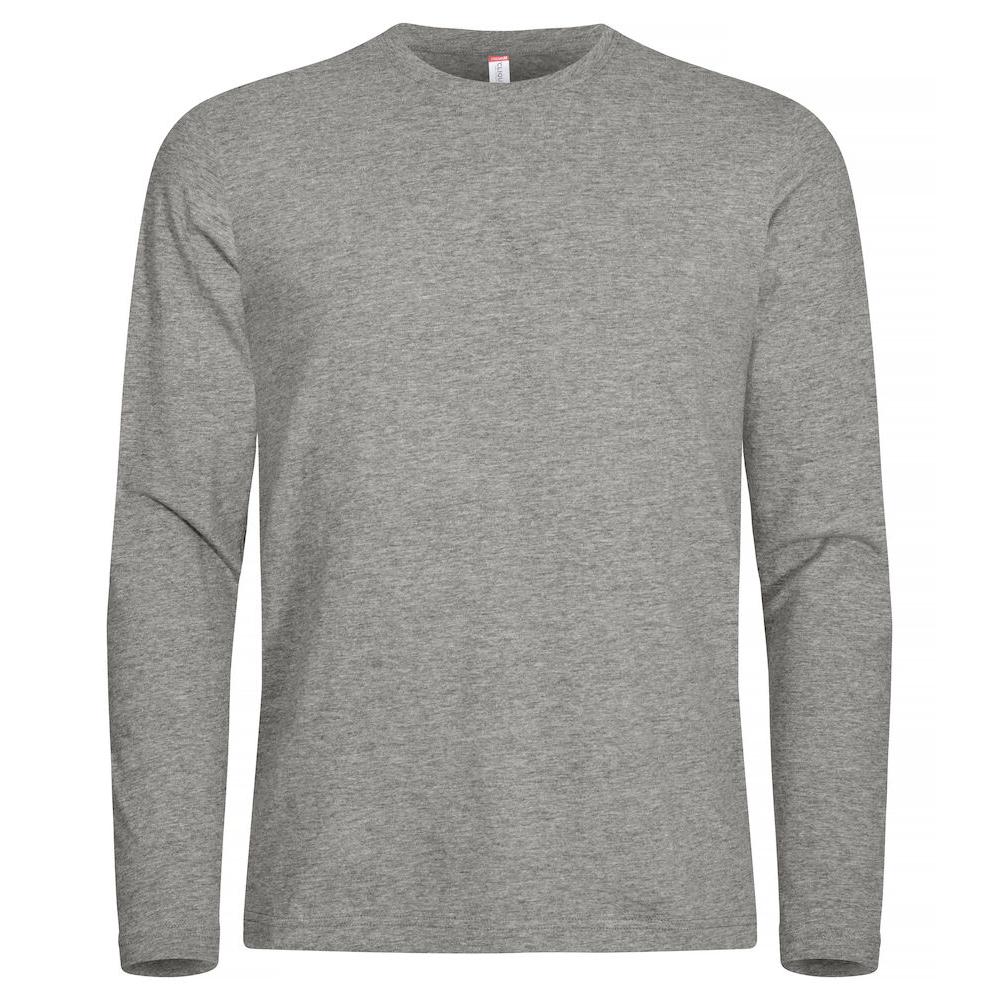 Premium Fashion-T L/S - Grey Melange - Image 1