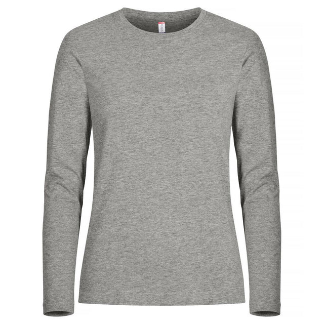 Premium Fashion-T L/S Women - Grey Melange - Image 1