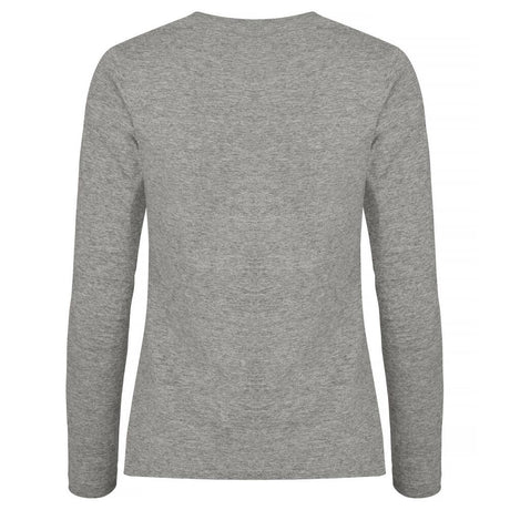Premium Fashion-T L/S Women - Grey Melange - Image 2