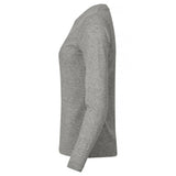 Premium Fashion-T L/S Women - Grey Melange - Image 3