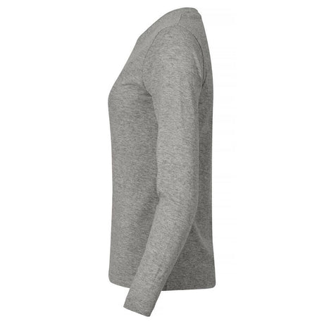 Premium Fashion-T L/S Women - Grey Melange - Image 3