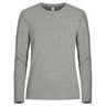 Premium Fashion-T L/S Women - Grey Melange - Image 1