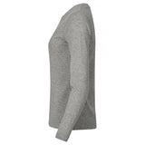Premium Fashion-T L/S Women - Grey Melange - Image 3