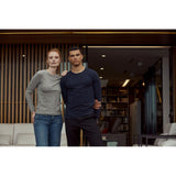 Premium Fashion-T L/S Women - Grey Melange - Image 5