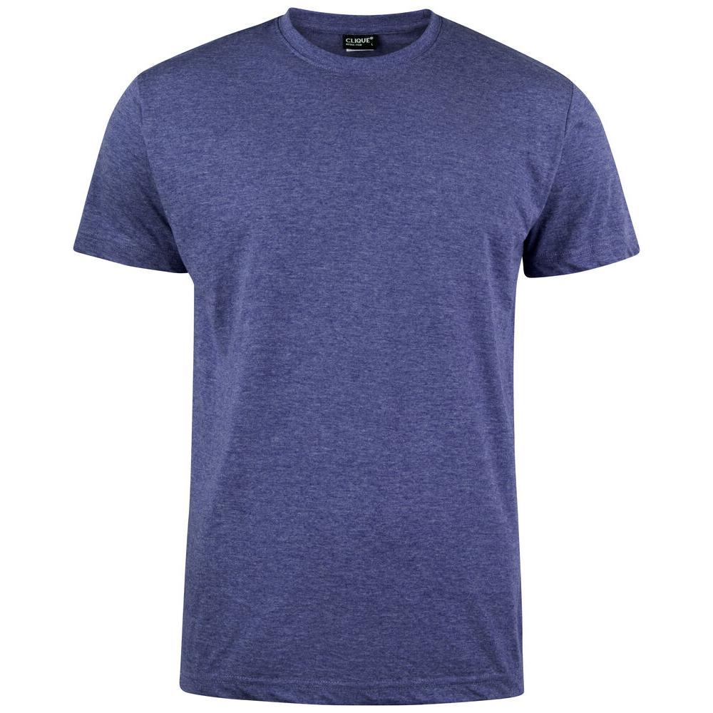 T-Shirt round neck - Navy Melange - Image 1
