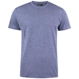 T-Shirt round neck - Blue melange - Image 1