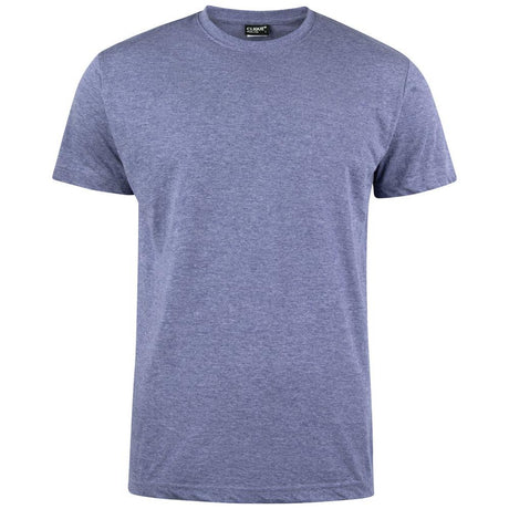 T-Shirt round neck - Blue melange - Image 1
