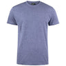 T-Shirt round neck - Blue melange - Image 1