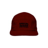 Five panel cap - Wine Red - Image 1