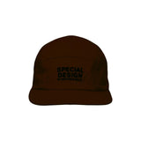 Five panel cap - Brown - Image 1