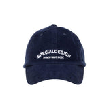 Thin cord Cap - Navy - Image 1