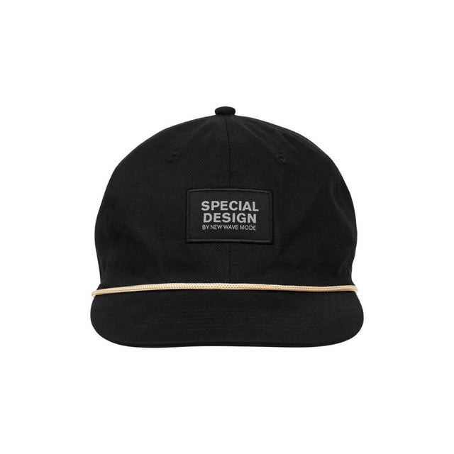 Flat dad cap - Black - Image 1