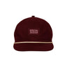 Flat dad cap - Wine Red - Image 1