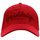 Mesh Sporty Cap - Red - Image 1