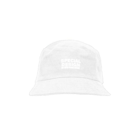 Thin cord bucket hat - White - Image 1