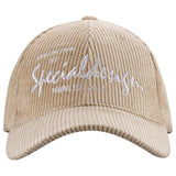Corduroy cap - Khaki - Image 1