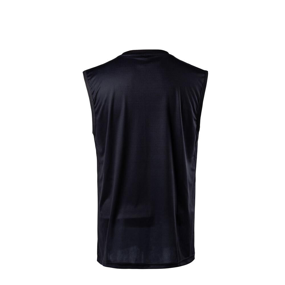 Sub. printed sleeveless tee - Black - Image 2
