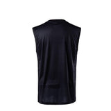 Sub. printed sleeveless tee - Black - Image 2
