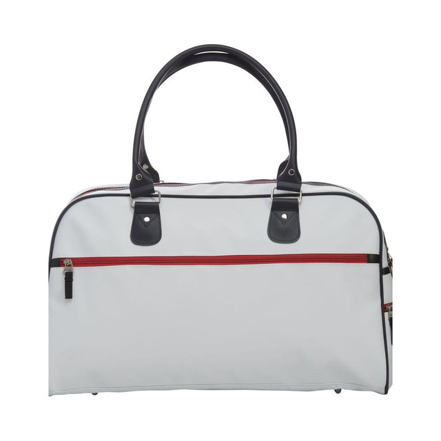 Weekend Bag - White/red/dark navy - Image 1