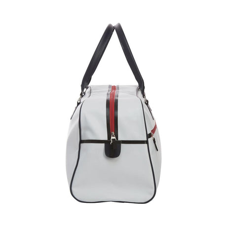Weekend Bag - White/red/dark navy - Image 4