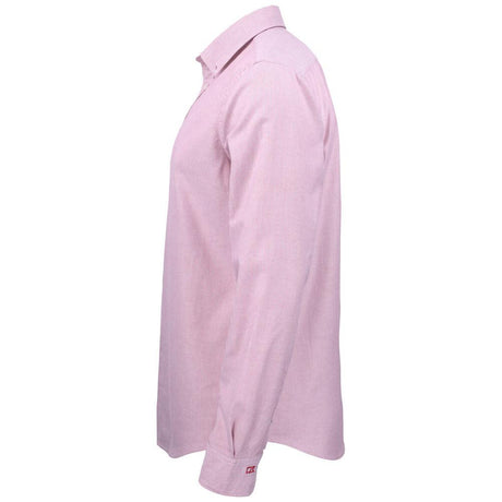 Belfair Oxford Shirt Men - Burgundy/White - Image 3