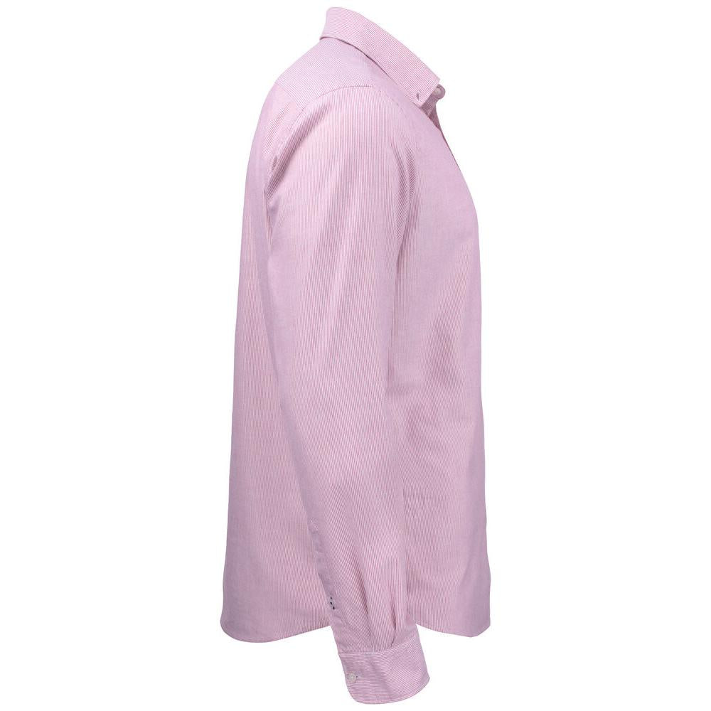 Belfair Oxford Shirt Men - Burgundy/White - Image 4