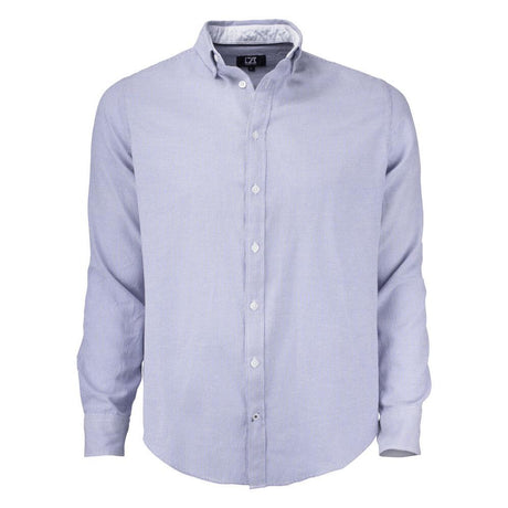 Belfair Oxford Shirt Men - French Blue/White Stripee - Image 1