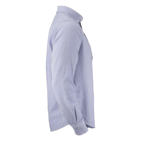 Belfair Oxford Shirt Men - French Blue/White Stripee - Image 4