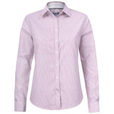 Belfair Oxford Shirt Women - Burgundy/White - Image 1