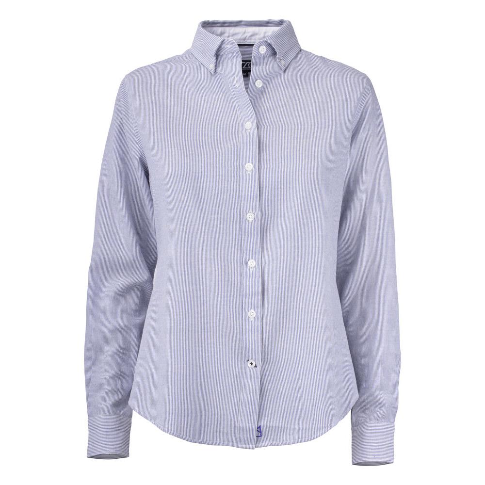 Belfair Oxford Shirt Women - French Blue/White Stripe - Image 1