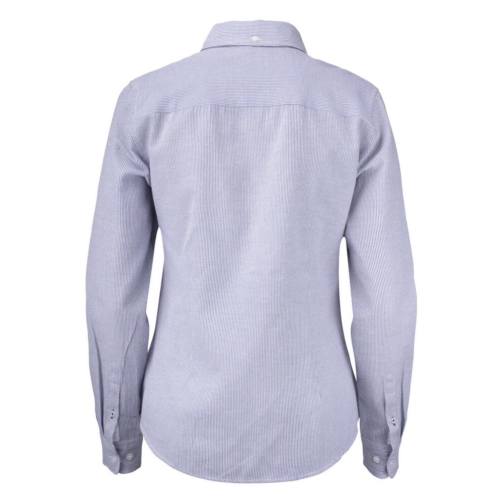 Belfair Oxford Shirt Women - French Blue/White Stripe - Image 2