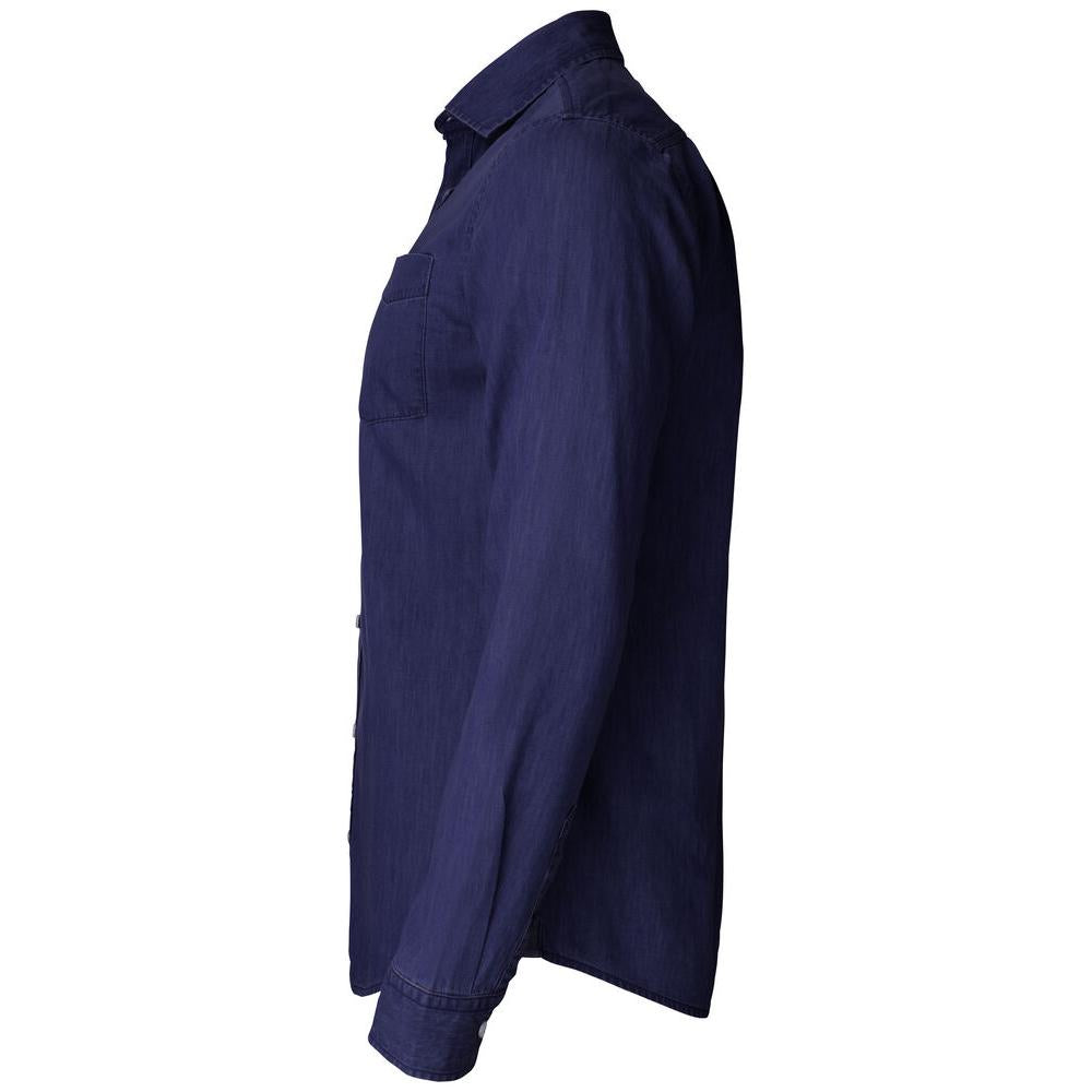 Ellensburg Denim Shirt Men - Dark Indigo - Image 3