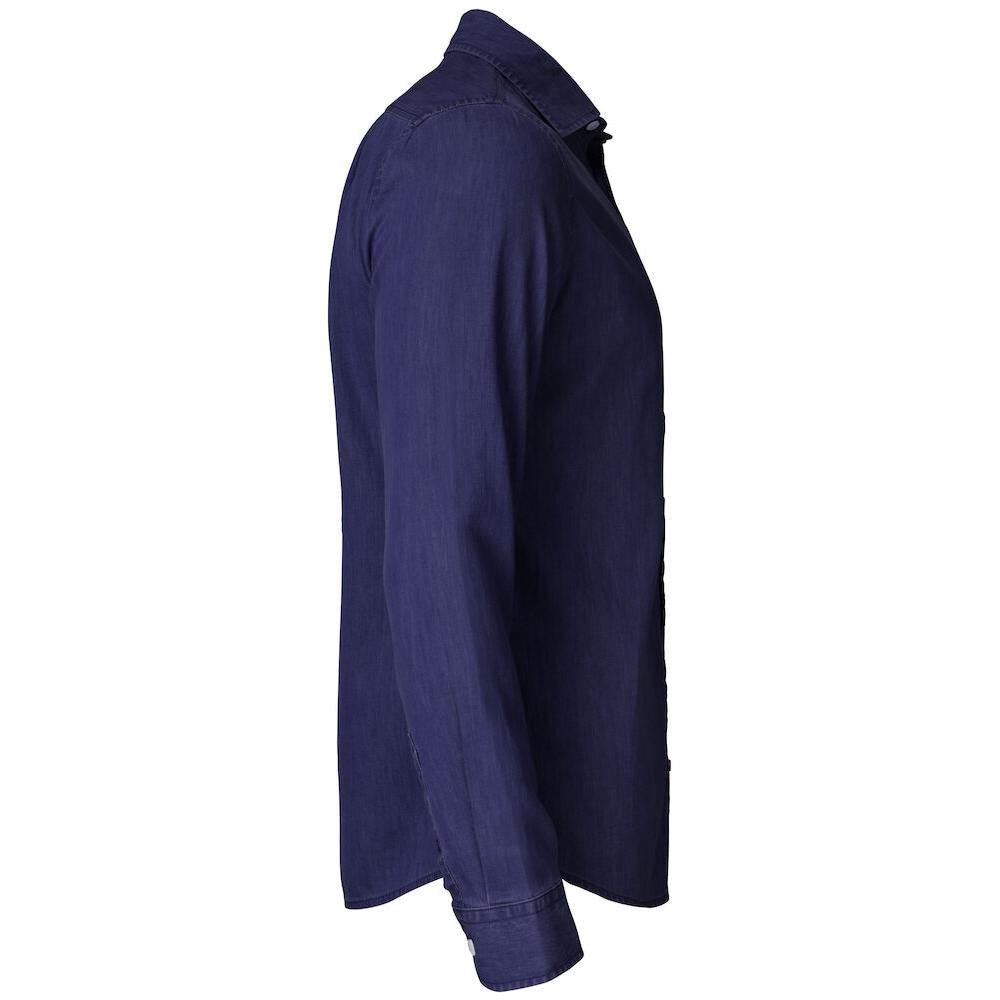 Ellensburg Denim Shirt Men - Dark Indigo - Image 4