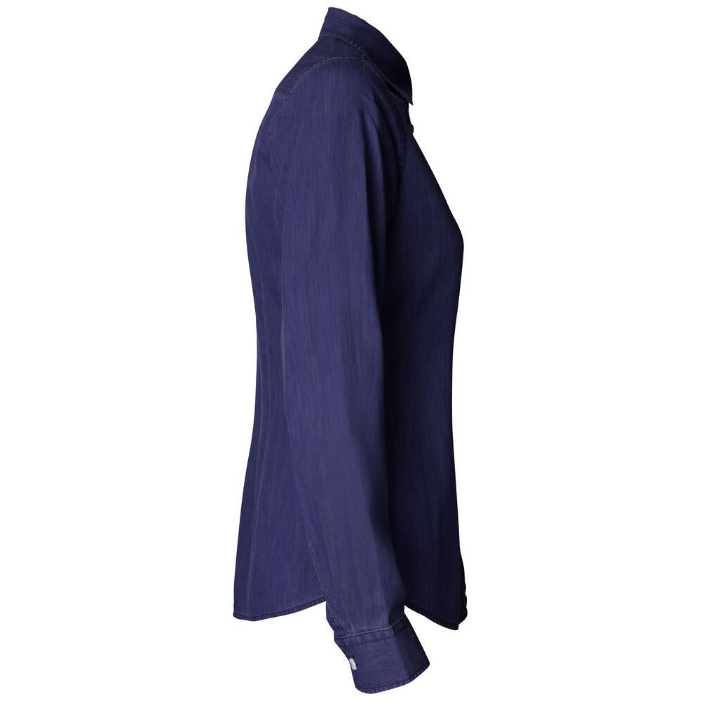 Ellensburg Denim Shirt Women - Dark Indigo - Image 4