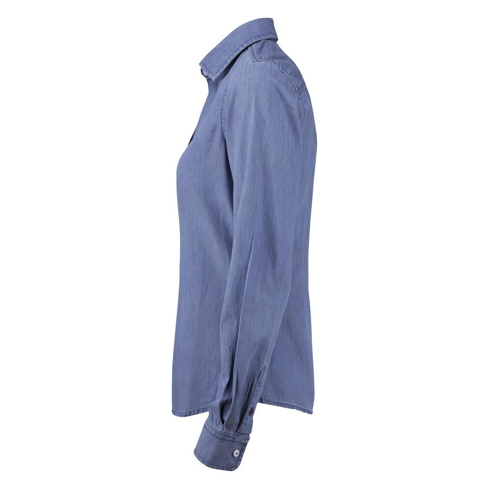 Ellensburg Denim Shirt Women - Denim blue - Image 3