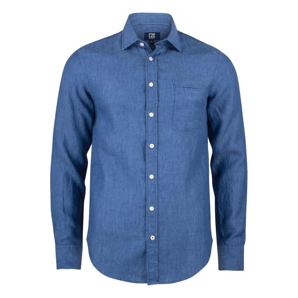 Summerland Linen Shirt Men - Dream Blue - Image 1