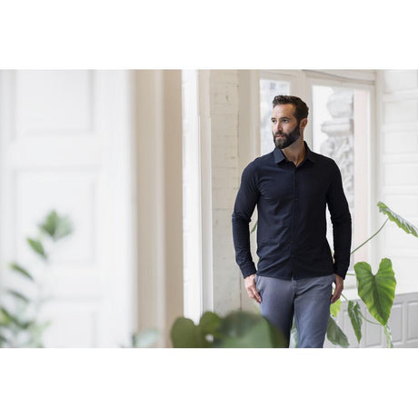 Hedley Stretch Shirt Men - White - Image 5