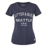 Pacific City Tee Women - Denim Melange - Image 1