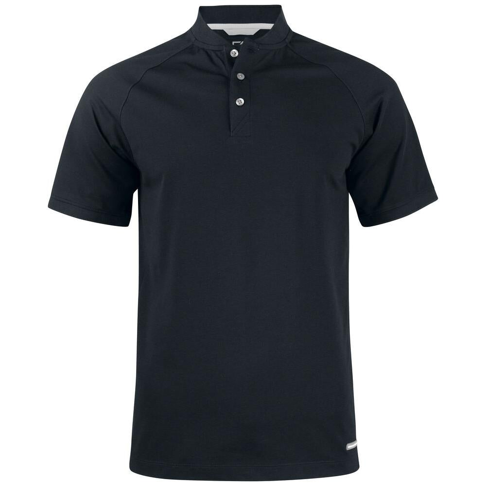 Advantage Stand-Up Collar Polo - Black - Image 1