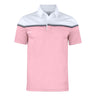 Seabeck Polo Men - Pink/White - Image 1