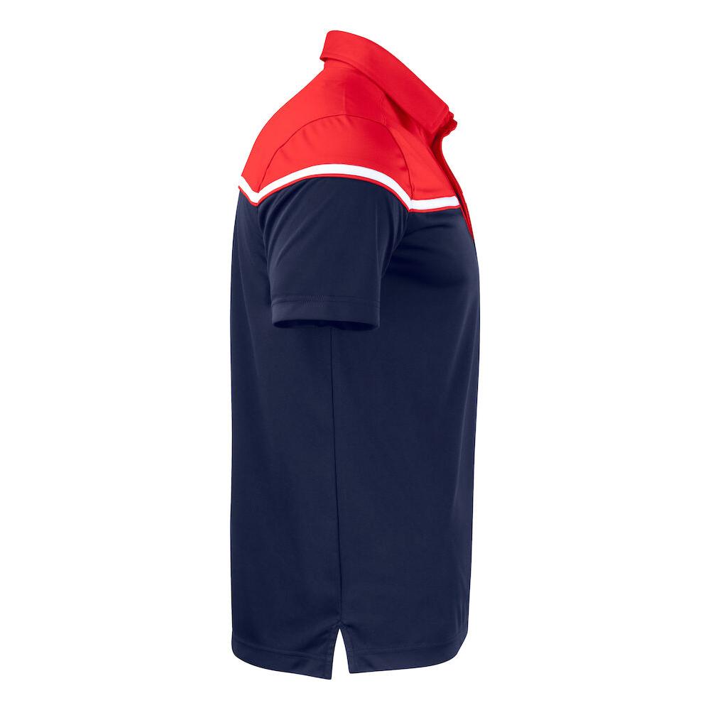 Seabeck Polo Men - Dark Navy/Red - Image 4