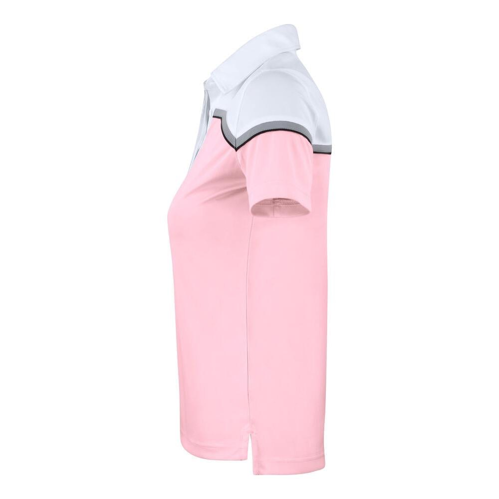 Seabeck Polo Women - Pink/White - Image 3