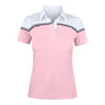 Seabeck Polo Women - Pink/White - Image 1