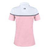 Seabeck Polo Women - Pink/White - Image 2