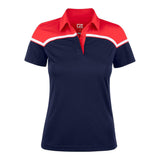 Seabeck Polo Women - Dark Navy/Red - Image 1