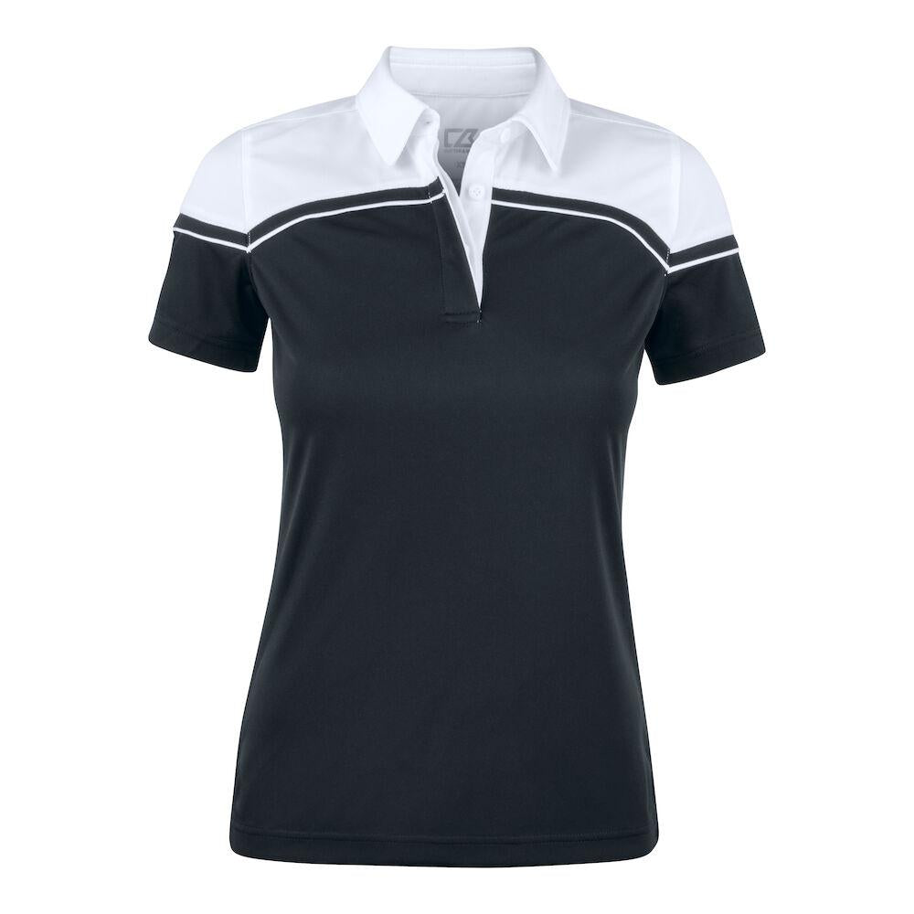 Seabeck Polo Women - Black/White - Image 1